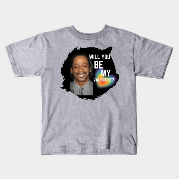 KATT WILLIAMS VALENTINE Kids T-Shirt by Alexander S.